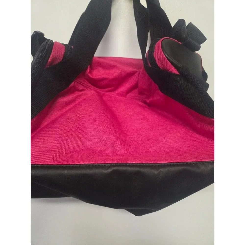 Nike Brasilia Training Duffel Bag XS Pink Black BA5432-644 Shoe Compartment NWT